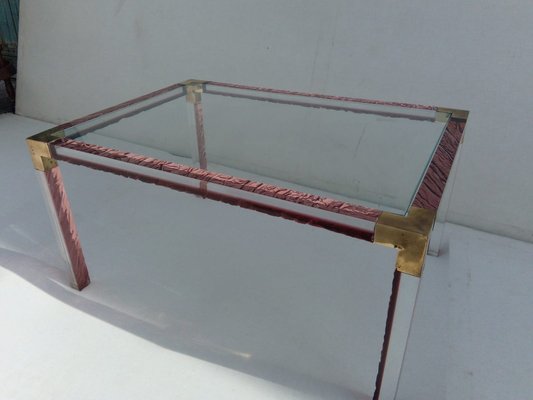 Acrylic Glass Coffee Table, 1960s-OLY-589667