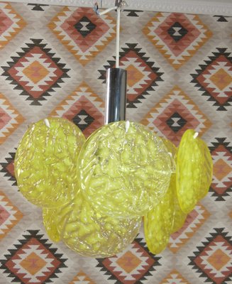 Acrylic Glass Hanging Ceiling Lamp, 1970s-AFE-1348136