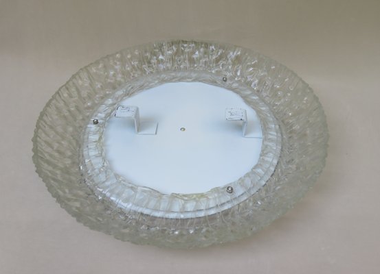 Acrylic Glass Illuminated Round Wall Mirror from Hillebrand, 1970s-EY-702888