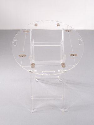 Acrylic Glass Tray Table, France, 1978-GCG-1406421