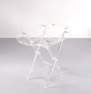 Acrylic Glass Tray Table, France, 1978-GCG-1406421