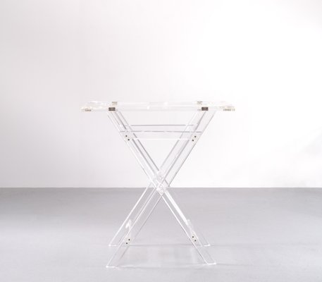 Acrylic Glass Tray Table, France, 1978-GCG-1406421