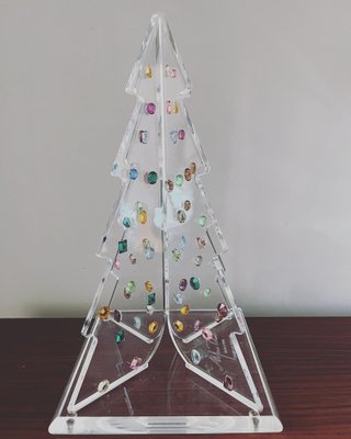 Acrylic Glass Tree with Swarovski Crystals, 1992-OLY-1781455