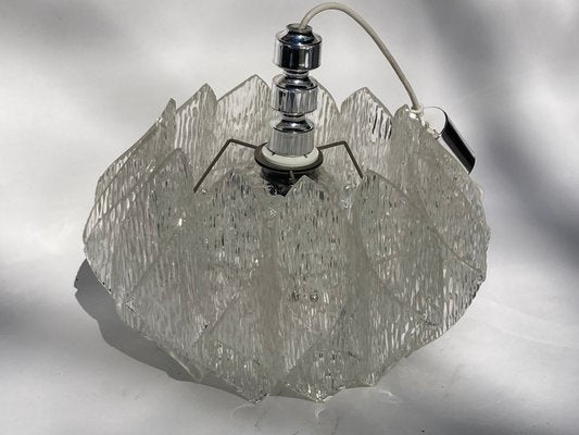 Acrylic Ice Glass Chandelier, Germany, 1970s-BHG-1065200