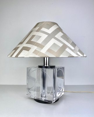 Acrylic Table Lamp by Felice Antonio Botta, Italy, 1970s-LYQ-1171648