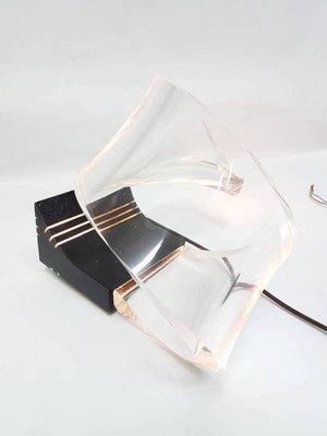 Acrylic Vortex Table Lamp by Gaetano Missaglia, 1970s-FIP-1171866