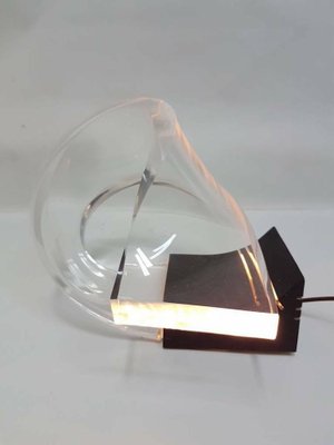 Acrylic Vortex Table Lamp by Gaetano Missaglia, 1970s-FIP-1171866