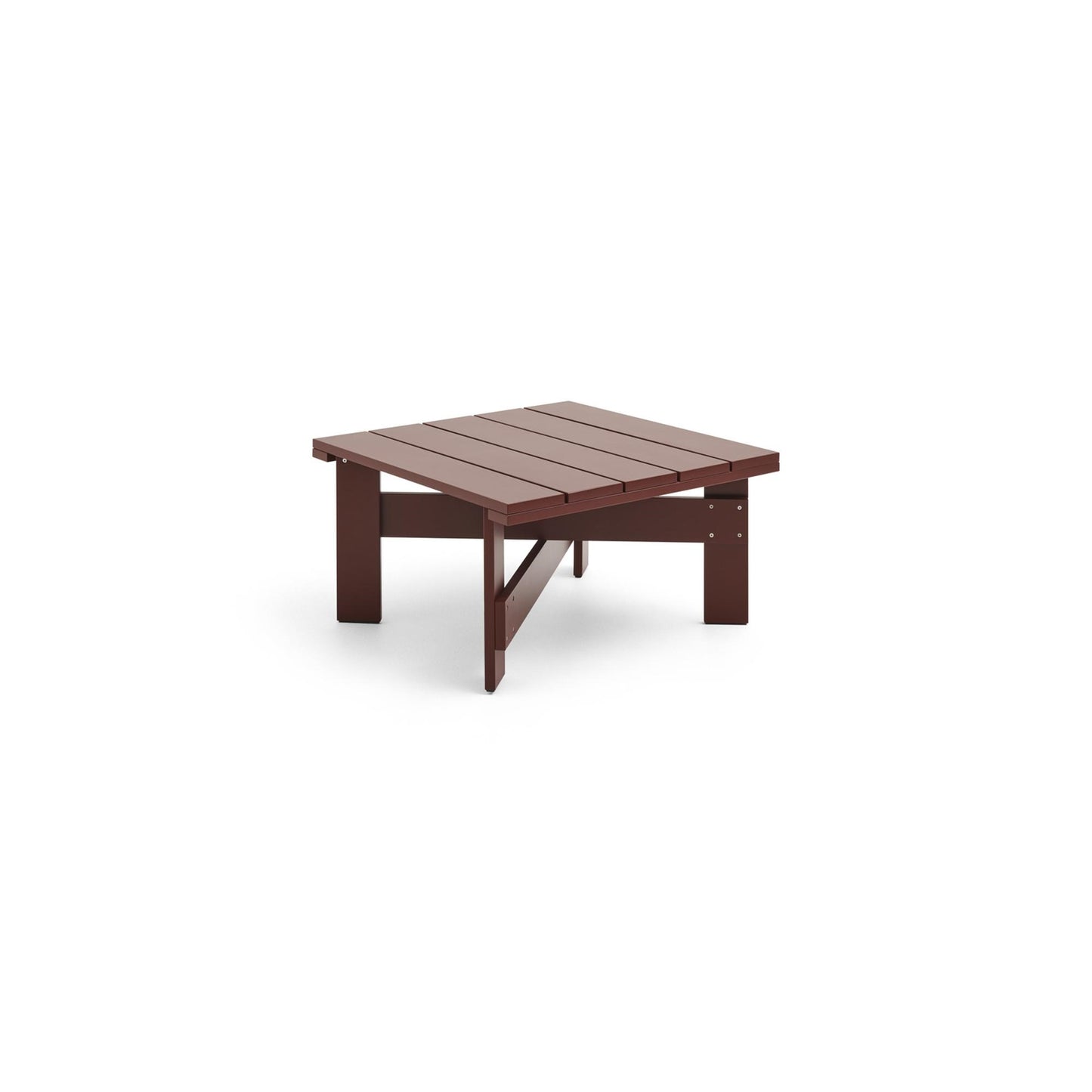 Crate Low Coffee Table by HAY #Iron Red