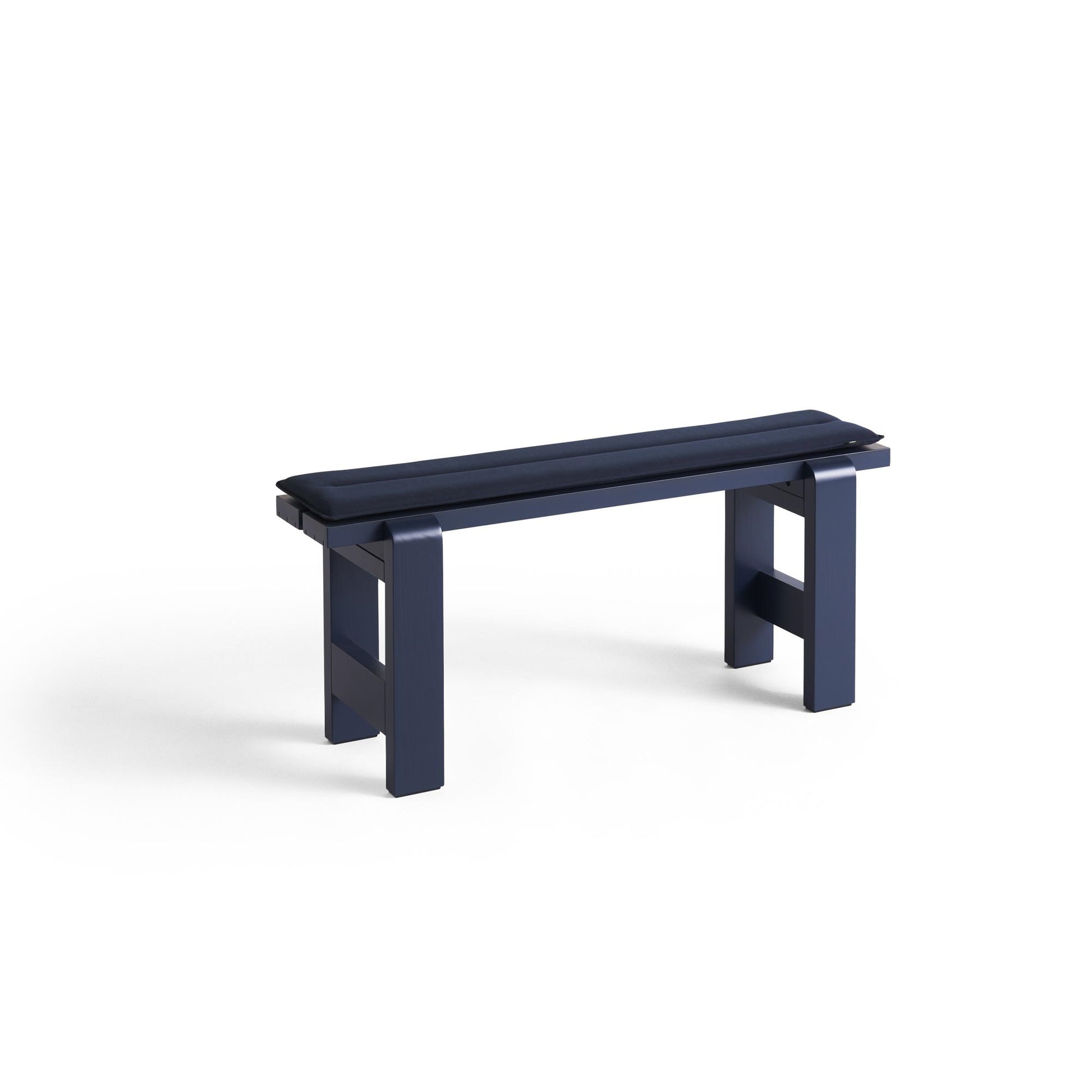 Weekday Bench L111 x H45 by HAY #Steel Blue