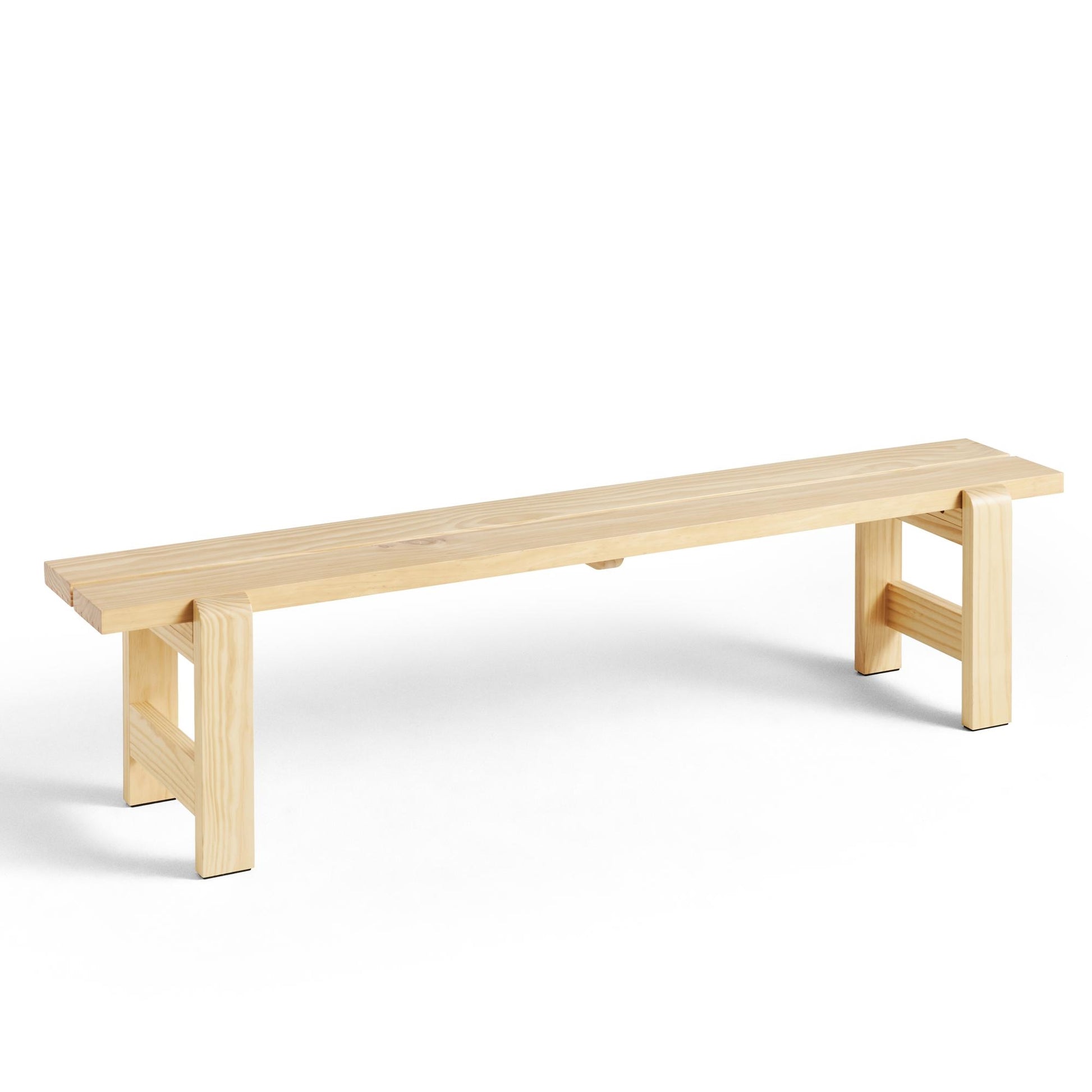 Weekday Bench L190 x W32 x H45 by HAY #Lacquered Pine