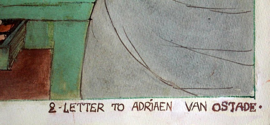 Adam Niemczyc, 2-Letter to Adriaen Van Ostade, 1989-XHG-930435