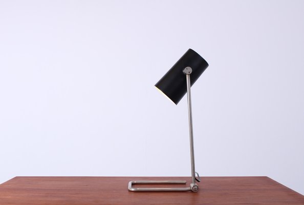 Adjustable Black Tube Metal Table Lamp by Hala Dbgma, 1950s-XT-1737271