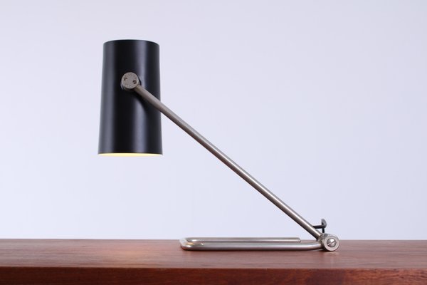 Adjustable Black Tube Metal Table Lamp by Hala Dbgma, 1950s-XT-1737271