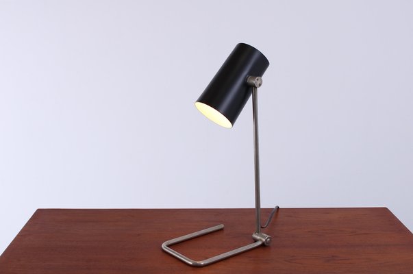 Adjustable Black Tube Metal Table Lamp by Hala Dbgma, 1950s-XT-1737271