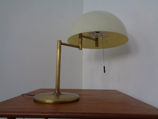 Adjustable Brass & Plastic Desk Lamp from Staff, 1960s-RDW-994872