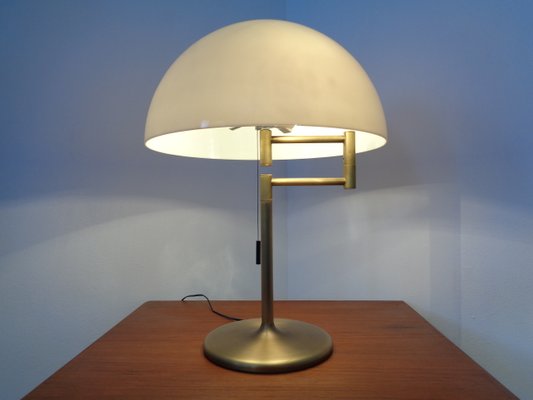 Adjustable Brass & Plastic Desk Lamp from Staff, 1960s-RDW-994872