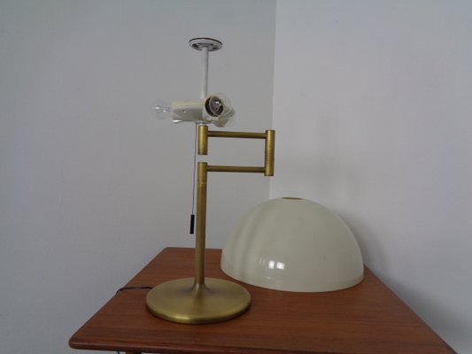 Adjustable Brass & Plastic Desk Lamp from Staff, 1960s-RDW-994872