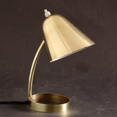 Adjustable Brass Table Lamp by Jacques Biny for Luminalité, 1950s-SY-906492