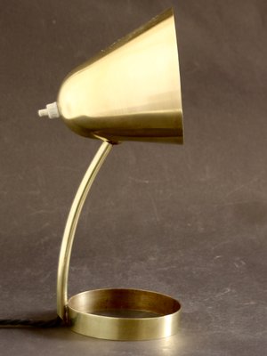 Adjustable Brass Table Lamp by Jacques Biny for Luminalité, 1950s-SY-906492