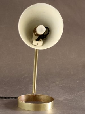 Adjustable Brass Table Lamp by Jacques Biny for Luminalité, 1950s-SY-906492