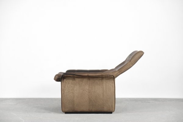 Adjustable Buffalo Leather DS-50 Lounge Chair from de Sede, 1970s-ZAA-1148438