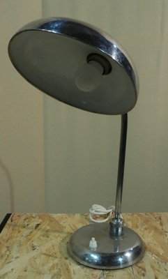 Adjustable Chromed Brass Table Lamp from Seminara Torino, 1950s-ERB-549072