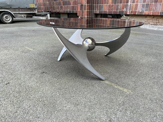 Adjustable Coffee Table by Luciano Campanini, 1970s-EBP-1384235