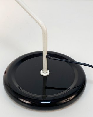 Adjustable Desk Lamp in White and Black from Guzzini, Italy, 1970s-JDR-1126233