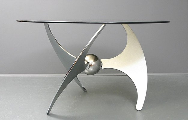 Adjustable Dining Table by Luciano Campanini for Cama, 1970s-KGD-767935