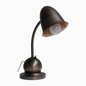 Adjustable Dutch Brass Table Lamp by W H Gispen for Daalderop-JRP-1811818