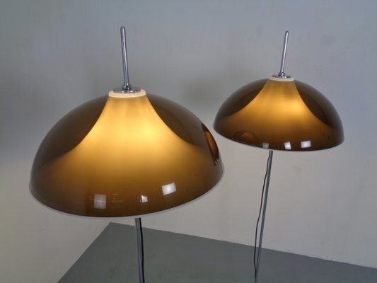 Adjustable Metal and Plastic Floor Lamps from Gepo, 1960s, Set of 2-RDW-902196