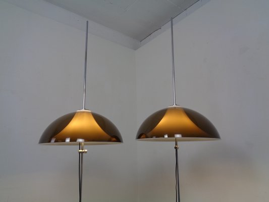 Adjustable Metal and Plastic Floor Lamps from Gepo, 1960s, Set of 2-RDW-902196