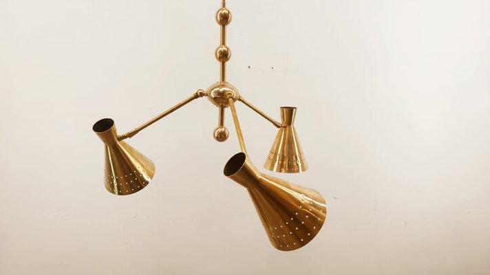 Adjustable Sputnik Lamp with Perforated Cones-QLH-980055