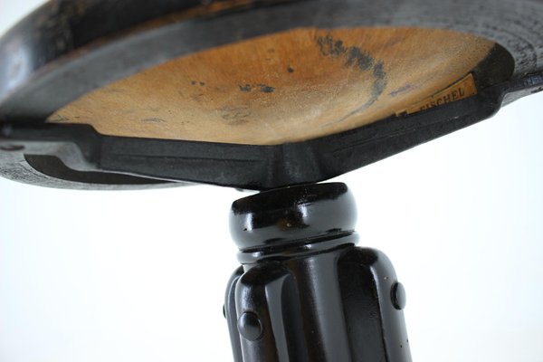 Adjustable Stool by Fischel, Czechoslovakia, 1930s-TZ-1423402