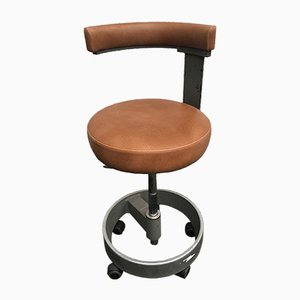 Adjustable Swivel Chair on Wheels from Siemens, 1960s-XQY-769616