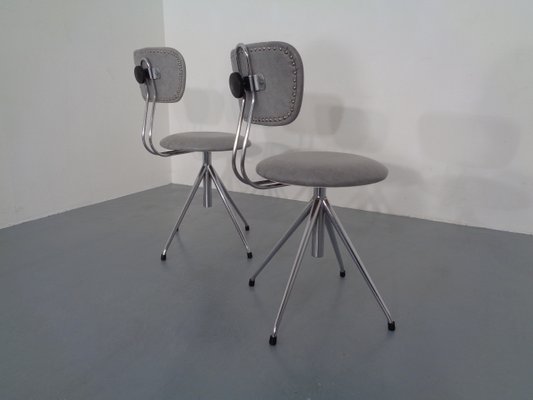 Adjustable Swivel Chairs, 1960s, Set of 2-RDW-789606