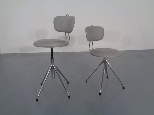 Adjustable Swivel Chairs, 1960s, Set of 2-RDW-789606