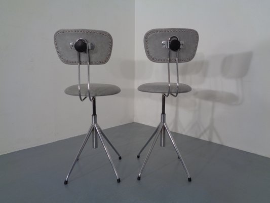 Adjustable Swivel Chairs, 1960s, Set of 2-RDW-789606