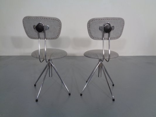 Adjustable Swivel Chairs, 1960s, Set of 2-RDW-789606