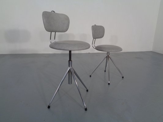 Adjustable Swivel Chairs, 1960s, Set of 2-RDW-789606