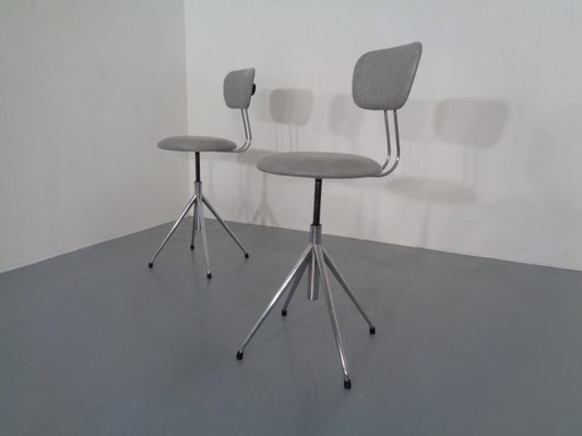 Adjustable Swivel Chairs, 1960s, Set of 2-RDW-789606