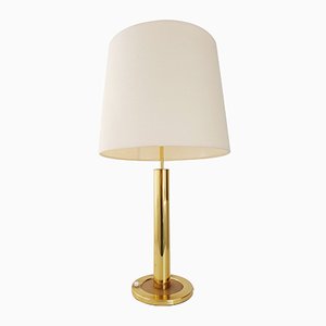 Adjustable Table Lamp in Gilded Brass, 1970s-CGX-241446