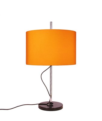 Adjustable Table Lamps in Orange from Staff Leuchten, Germany, 1960s, Set of 2-DEK-932722