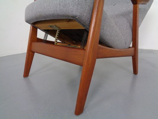 Adjustable Teak Armchair, Denmark, 1960s-RDW-942237