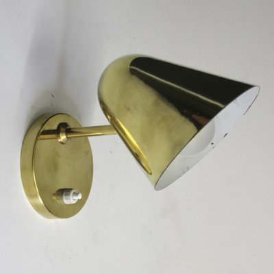 Adjustable Wall Lamp in Brass by Jacques Biny for Luminalité, 1950s-SY-1818624