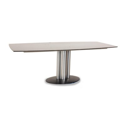 Adler II No. 1224 Stone Dining Table in Gray from Draenert-RQW-2036290