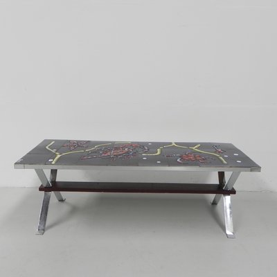 Adri Tile Table With Sea Motif-TL-1225663