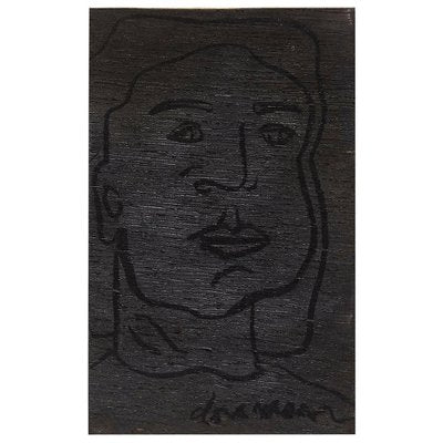 Adrian Black, Portrait of Dora Maar Painting on Wood, 2017-WM-1045100