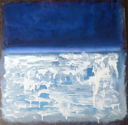 Adriano Bernetti da Vila, Glaciers Melting, Oil & Acrylic on Canvas, 2020-ZCI-1761926