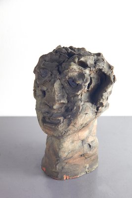 Adriano Tuninetto, Expressionist Sculpture, 1960s, Terracotta-LMR-1816500